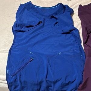 Blue Athletic Tank Top